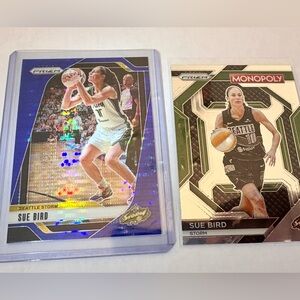 Sue Bird Basketball Cards a Blue Pulsar Prizm 110/199